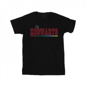 Harry Potter Girls Hogwarts collegiaal katoenen T-shirt 12-13 zwart