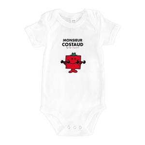 Monsieur Madame Body MONSIEUR COSTAUD 3/6 mois wit