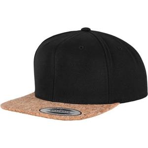 Flexfit by Yupoong unisex kurk-snapback-pet One Size zwart