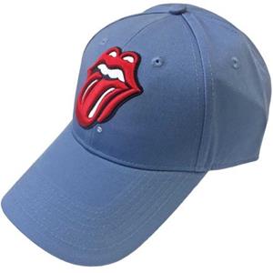 The Rolling Stones De Rolling Stones unisex honkbalpet met logo voor volwassenen One Size denimblauwe kleur