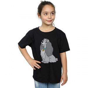 Pertemba FR - Apparel Lady en de vagebond meisjes katoenen T-shirt 12-13 zwart