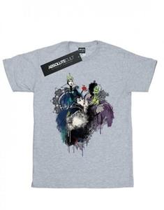 Disney meisjes schurken schets katoenen T-shirt 12-13 wit