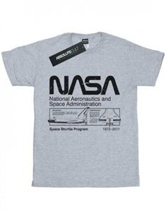 NASA jongens klassiek Space Shuttle T-shirt 9-11 Years wit