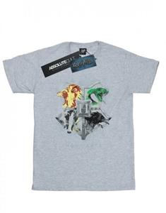 Harry Potter jongens Zweinstein geschilderd Crest T-shirt 12-13 wit