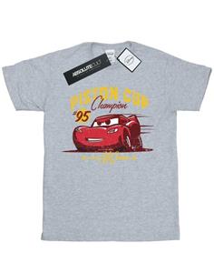Disney Boys Cars Piston Cup kampioen T-shirt 12-13 wit