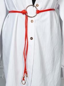 Riem met decoratieve ringen ISSA Plus Universal rood