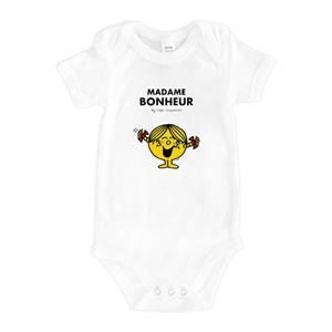 Monsieur Madame MADAME BONHEUR bodysuit 3/6 mois wit
