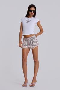 Jaded London Lola Puffball Boxer Mini Shorts