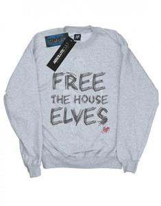 Harry Potter Heren Dobby Free The House Elves Sweatshirt L grijs