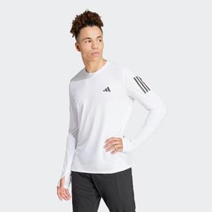 adidas - Own the Run L/S - Hardloopshirt, wit