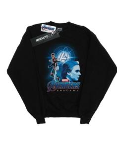 Marvel Girls Avengers Endgame Black Widow teampaksweater 12-13 zwart