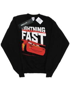 Disney Girls Cars bliksemsnel sweatshirt 12-13 zwart