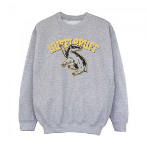 Harry Potter meisjes Huffelpuf Sweatshirt 7-8 Years grijs