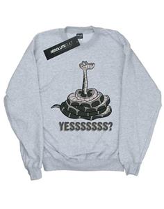 Disney Girls The Jungle Book Kaa Yesssss Sweatshirt 12-13 grijs