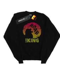 Disney Girls The Lion King Movie Roar Sweatshirt 12-13 zwart