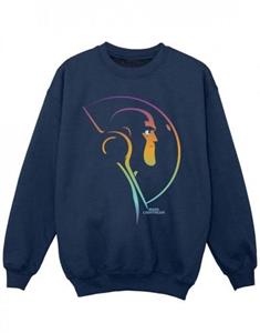 Disney Lightyear gemengd Stare-sweatshirt voor meisjes 12-13 zwart