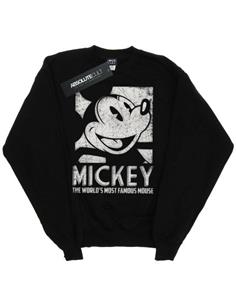 Disney Girls Mickey Mouse meest bekende sweatshirt 12-13 zwart