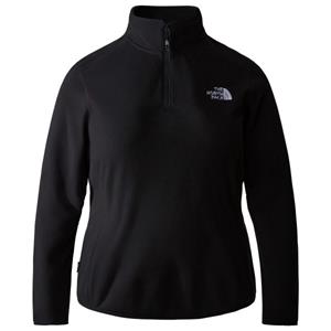 The North Face - Women's Plus 100 Glacier 1/4 Zip - Fleecetrui, zwart