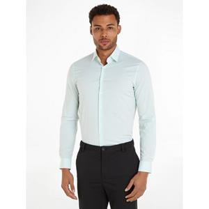 Calvin Klein Overhemd met lange mouwen POPLIN STRIPE SLIM SHIRT