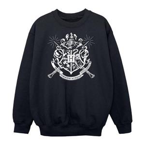 Harry Potter jongens Zweinstein Crest Wands Sweatshirt 12-13 zwart