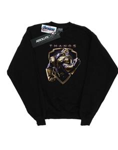 Marvel Boys Avengers Endgame Thanos Shield-sweatshirt 12-13 zwart