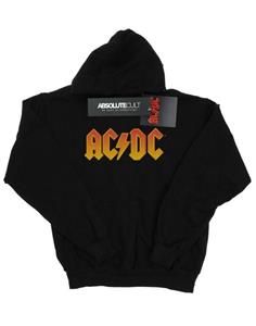 AC/DC jongenshoodie met vuurlogo 12-13 zwart
