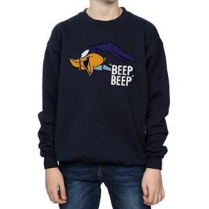 Looney Tunes jongens piep piep Road Runner katoenen sweatshirt 12-13 wit