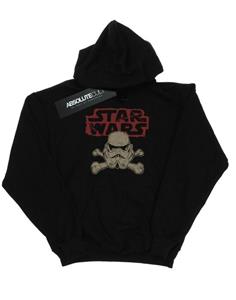 Star Wars jongens Stormtrooper hoodie met schedellogo 12-13 zwart