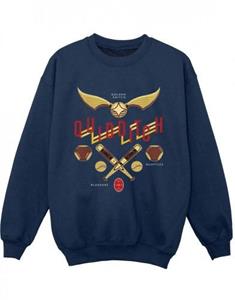 Harry Potter jongens Zwerkbal Gouden Snaai Sweatshirt 5-6 Years wit