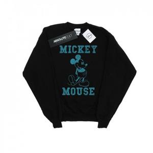 Disney Mickey Mouse Distressed Kick Mono-sweatshirt voor jongens 12-13 zwart
