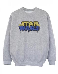 Star Wars jongenslogo Jelly Sweatshirt 5-6 Years wit