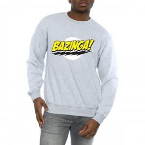 The Big Bang Theory Het Bazinga Sheldon-sweatshirt voor heren van de Big Bang Theory L grijs