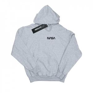 NASA Heren moderne logo borsthoodie XXL wit