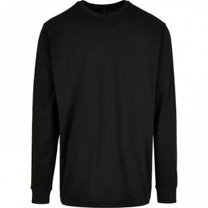 Build Your Brand Heren biologisch geribbeld manchetsweatshirt XL wit