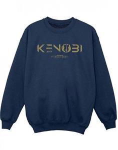 Star Wars jongens Obi-Wan Kenobi logo-sweatshirt 12-13 wit
