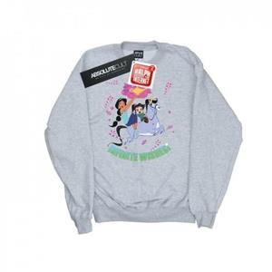 Disney Boys Wreck It Ralph Jasmine en Vanellope sweatshirt 9-11 Years wit
