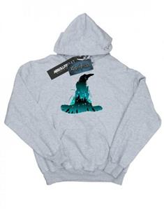Harry Potter jongens Zweinstein silhouet hoodie 12-13 grijs