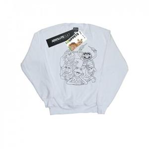 Disney Boys The Muppets Group Line Art Sweatshirt 12-13 wit