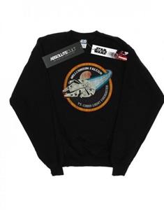 Star Wars jongens Millennium Falcon badge sweatshirt 12-13 wit