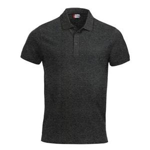 Pertemba FR - Apparel Clique Klassiek Lincoln Melange poloshirt voor heren 3XL koele grijze kleur