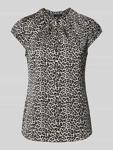 Comma Blouse met korte mouwen met ruches