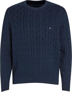 Tommy Hilfiger Classic Cotton Cable Crew Sweater Heren