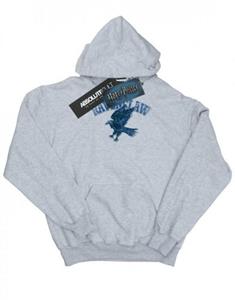 Harry Potter meisjes Ravenclaw Sport embleem hoodie 12-13 grijs
