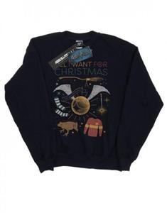 Harry Potter Girls All I Want For Christmas-trui 12-13 zwart