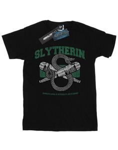 Harry Potter jongens Zwadderich Zwerkbal embleem T-shirt 12-13 zwart