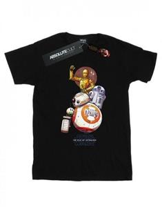 Star Wars: The Rise of Skywalker Star Wars: De opkomst van Skywalker Boys Star Wars De opkomst van Skywalker Droids illustratie T-shirt 9-11 Years wit