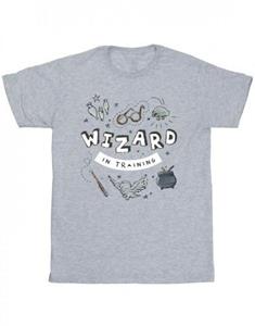 Harry Potter jongens tovenaar in training T-shirt 9-11 Years wit