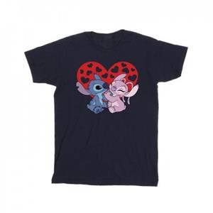 Disney jongens Lilo & Stitch harten T-shirt 9-11 Years zwart