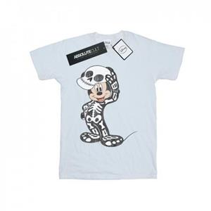 Disney jongens Mickey Mouse skelet T-shirt 9-11 Years wit