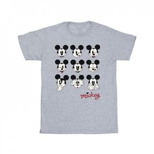 Disney jongens Mickey Mouse veel gezichten T-shirt 9-11 Years wit